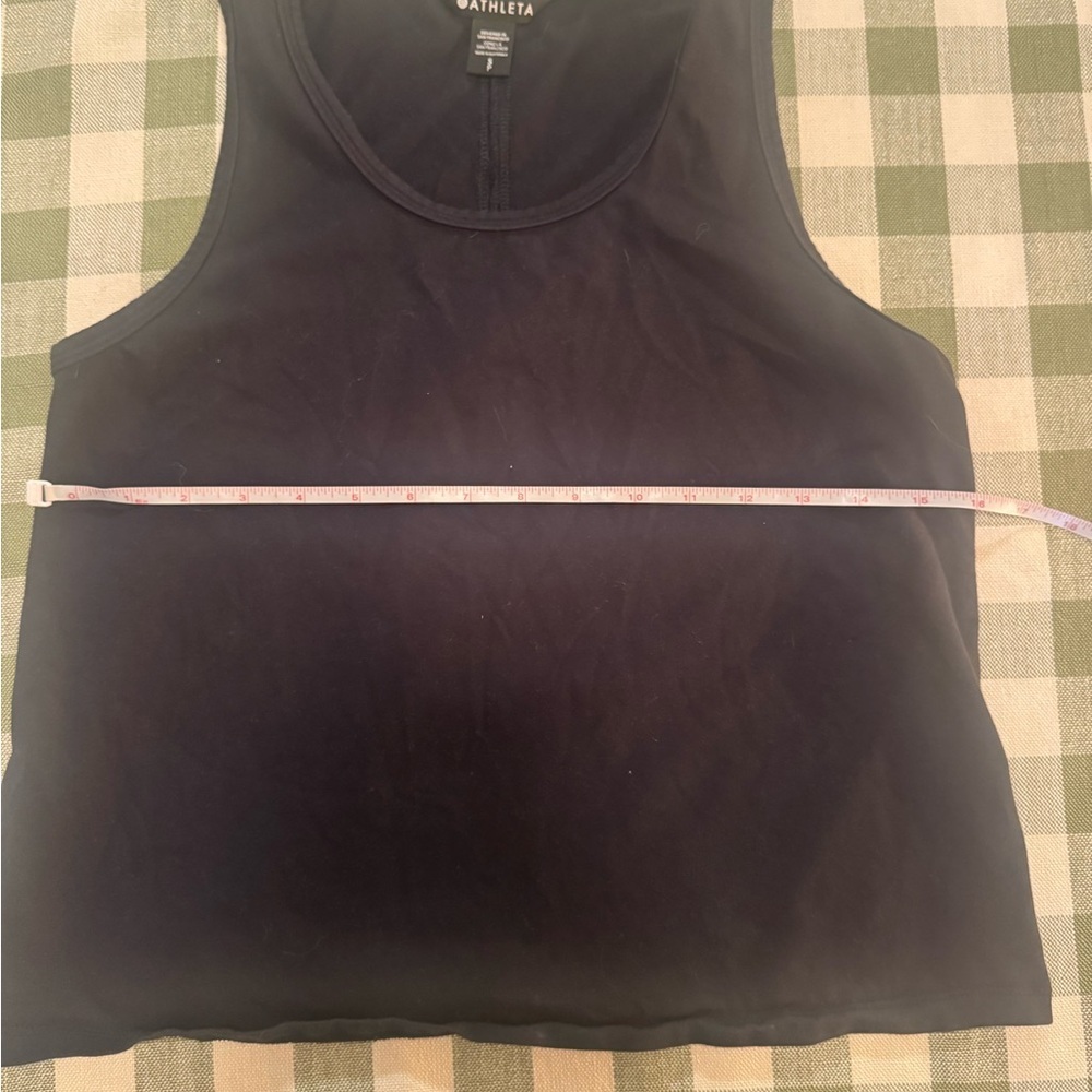 Athleta Black Scoop Neck Tank Top - Picture 6 of 7